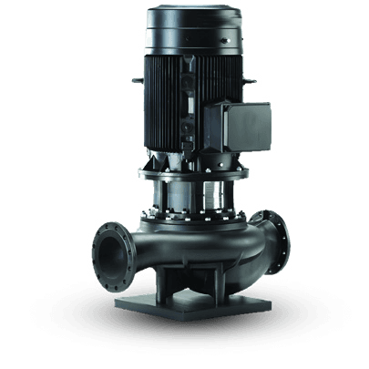 Black industrial pump
